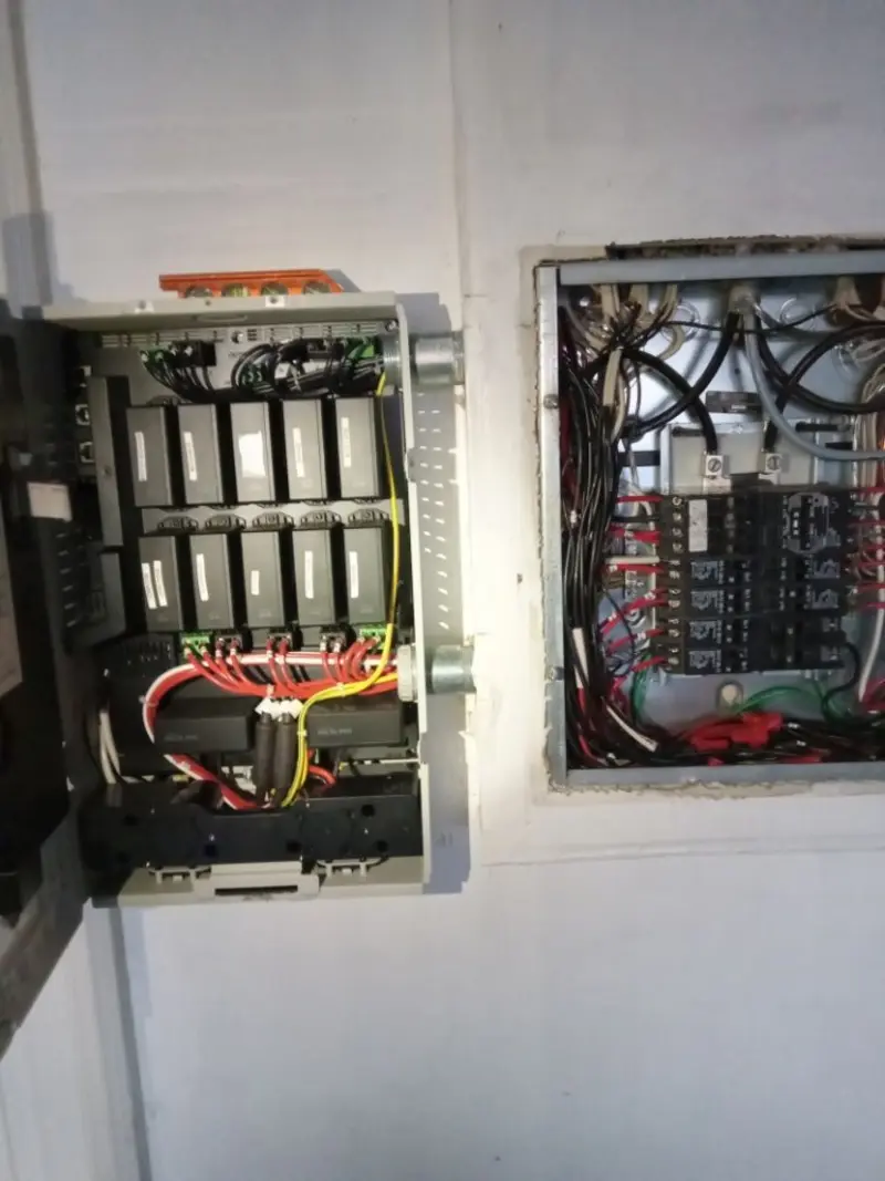 Electrical panel upgrade completed for Ring Doorbell Installation in Wolf Trap